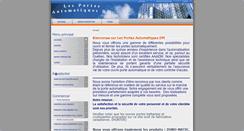 Desktop Screenshot of lesportesautomatiquesdm.com